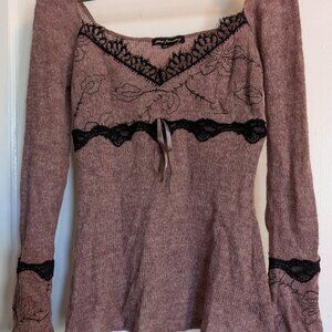 Rare Ann Ferriday Mohair Sweater (Rose Color)